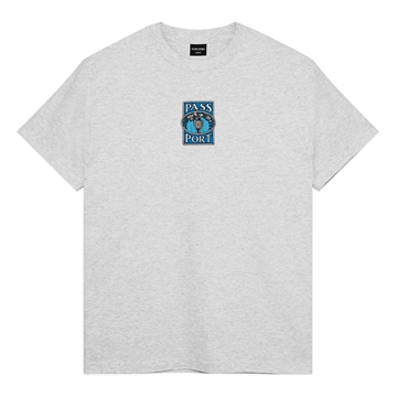 Pass Port T-shirt Vase Embroidery Ash Heather